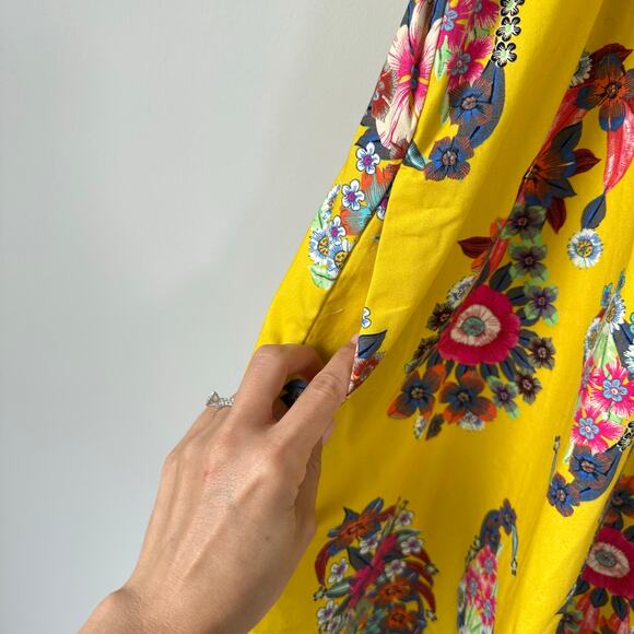 Anthropologie Maeve Sunniva Floral Paisely Sleeveless A-Line Dress - Picture 6 of 7